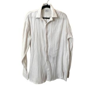 BAMBA SWIM Accordion Pleat Oversized Coverup‎ Top White S/M